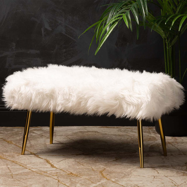 Fluffy deals ottoman stool